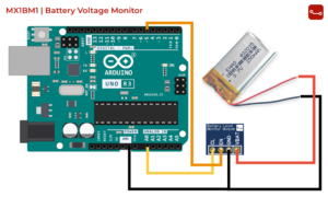 DIY Battery Indicator Project using MX1BM1 Voltage Monitor Module