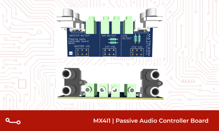 Passive Audio Controller Board MX4I1 – Product Datasheet