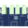 Audio Splitter with volume control Passive Audio Controller Board Gerber Files PCB layout showing master, CH1 and CH2 volume controls