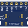 USB Type-C breakout PCB bottom view with ground plane and signal routing