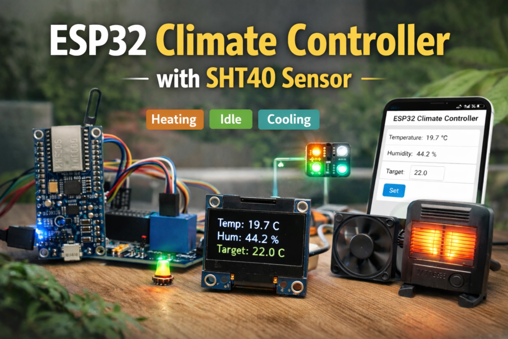 ESP32 Climate Controller with SHT40 Sensor