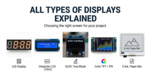All Types of Displays Explained: LCD, OLED, TFT, E-Ink, and More